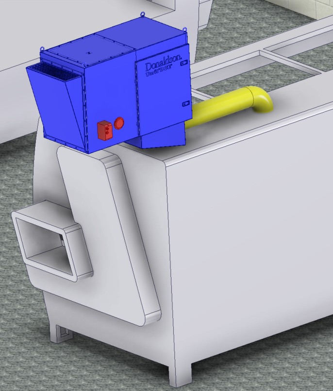 Sistema de captación neblinas en centros de mecanizado 