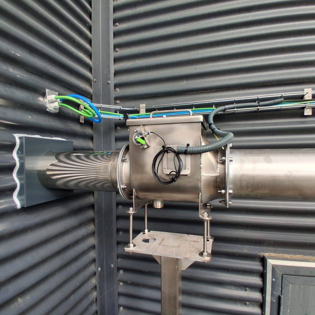 Sistema de captación de muestras de producto alimentario en estado pulverulento