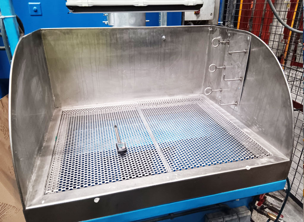 Sistema de captación de polvo de repasado de piezas de aluminio en sector de la automoción